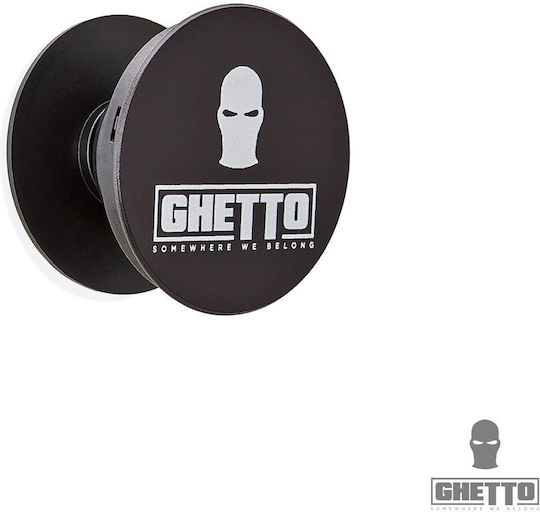 Ghetto Mask Logo Mobile Grip Up All Phones Stand White
