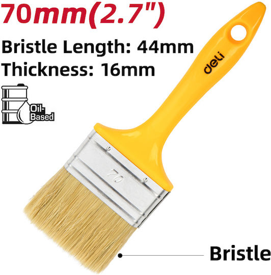 Deli Malerpinsel Gerade 70mm 1Stück