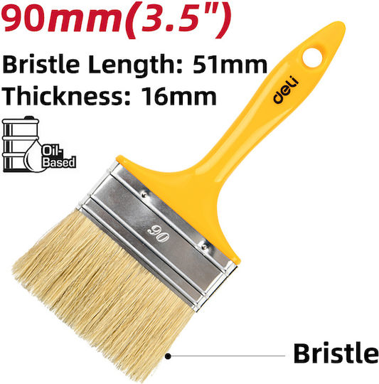 Deli Malerpinsel Gerade 90mm 1Stück