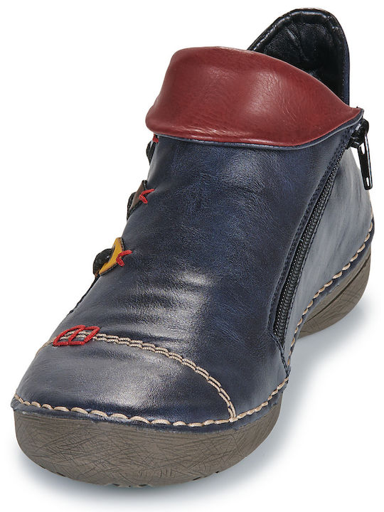 Women's Ankle Boots Navy Blue