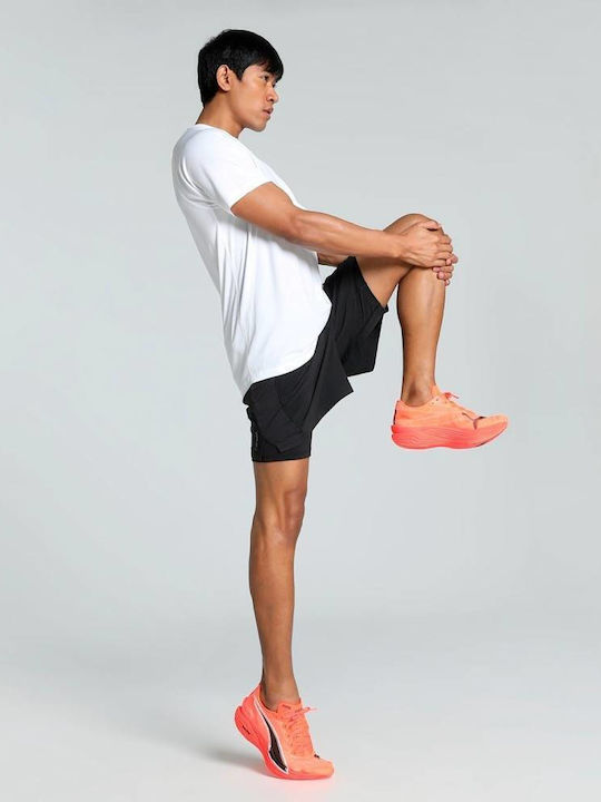 Velocity 2 in 1 Sports Men's Black Shorts