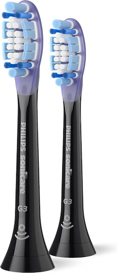 Philips Sonicare G3 Premium Gum Care Electric Toothbrush Replacement Heads Black HX9052/88 2pcs