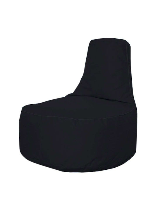 Bean Bag Chair Waterproof Eva Black 64x70x80cm