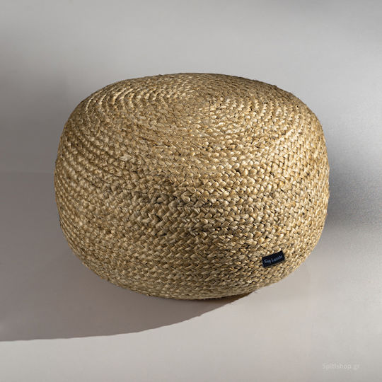 Fotolii Puf Scaun Impermeabil Ottoman Bej 50x50x25cm