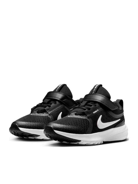 Star Runner Star Runner Kids Sports Shoes Running with Hoop & Loop Closure Black
