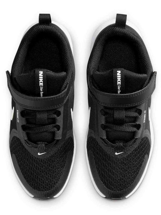 Star Runner Star Runner Kids Sports Shoes Running with Hoop & Loop Closure Black