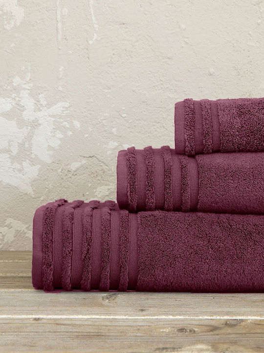 Nima Facecloth Vista 50x100cm Bordeaux Weight 700gr/m²