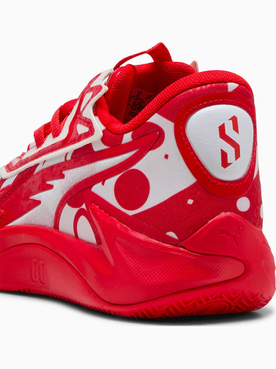 Scoot Zeros II Low Basketball Shoes Red