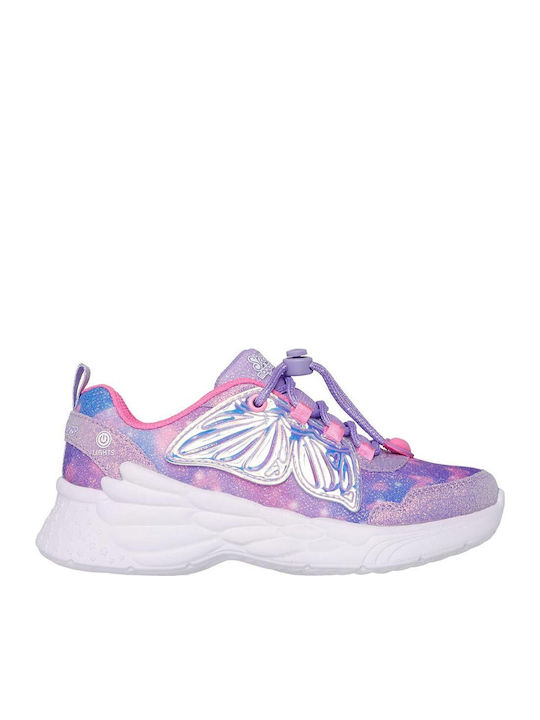 Dream Racer Kids Sneakers with Lights Lilac