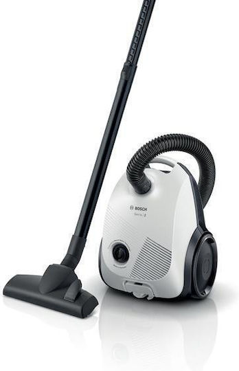 Bosch BGLS2LW1 Ηλεκτρική Σκούπα 600W με Σακούλα 3.5lt Λευκή