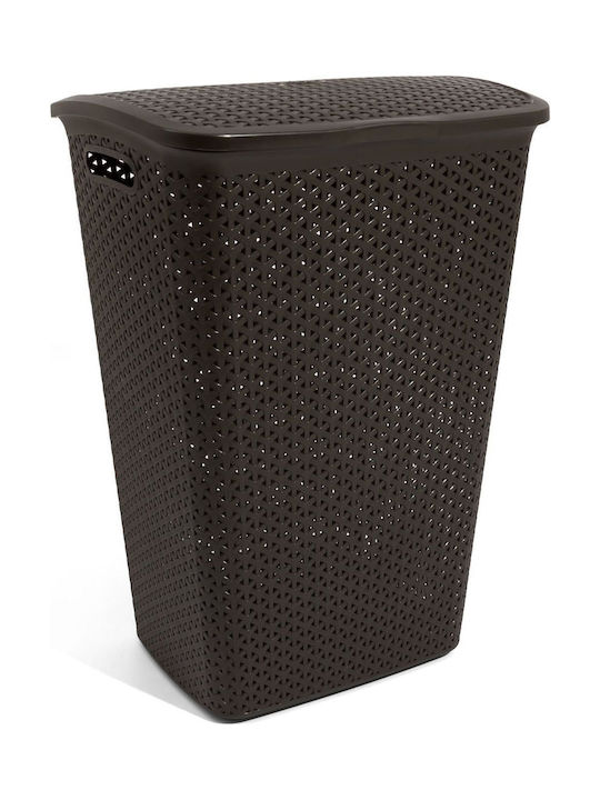 Curver My Style Καλάθι Απλύτων Πλαστικό 55lt με Καπάκι 33x43x60cm