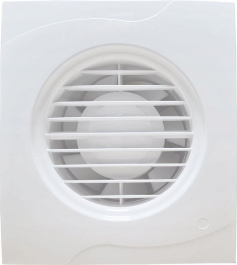 Awenta Wall-mounted Ventilator Bathroom 100mm White