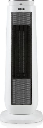 Domo DO7347H Κεραμικό Αερόθερμο Δωματίου Δαπέδου Λευκό 2000W