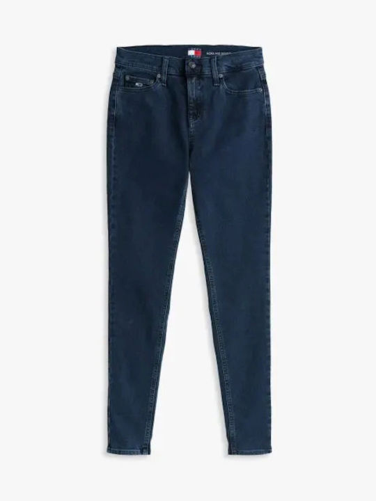 Nora Γυναικείο Jean Παντελόνι Blue Black