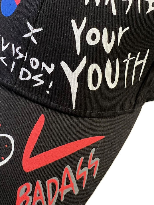 Ghetto Streetwear Графити Джокей Черен