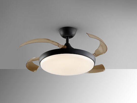 Ventilator De Tavan 50cm Cu Lentile De Mărire Negru