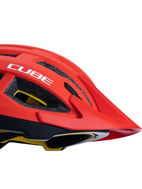 CUBE Offpath Каска за колоездене Mountain с MIPS защита Червен