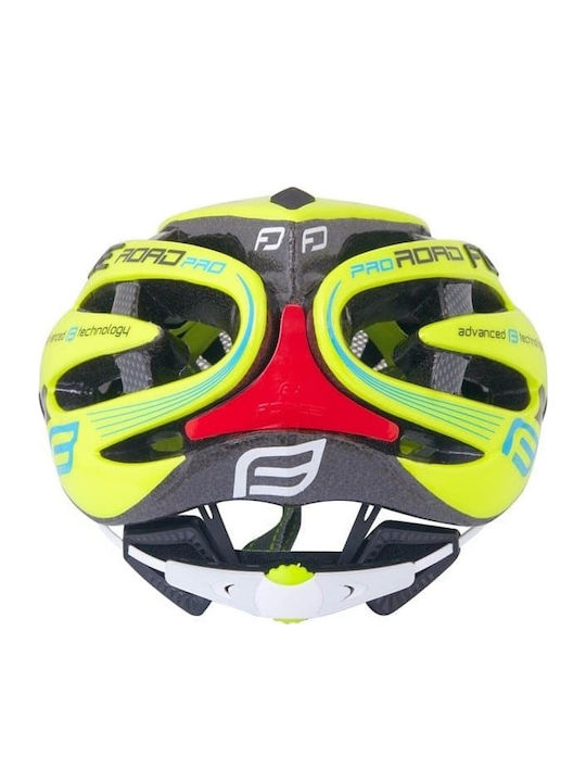 Force Road Pro Cască de Bicicletă Drumul Galben