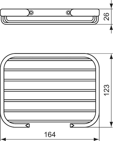 Ideal Standard Държач За Гъба Сребрист Ideal Standard Държач За Гъба Сребрист