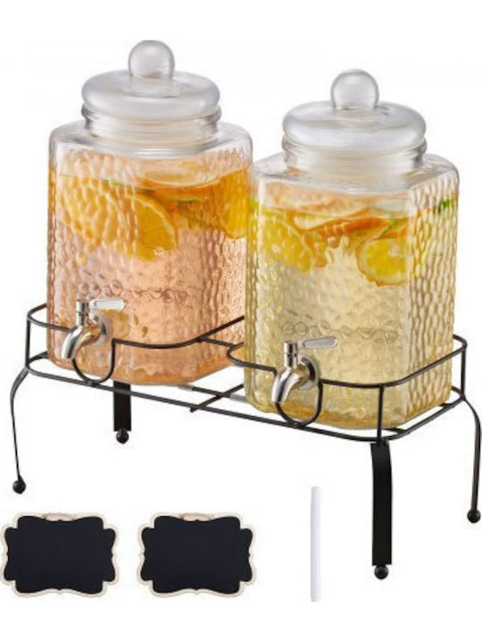 Vevor Double Beverage Dispenser 2x5.5L P37 x W17 x H50 cm 2 Pieces
