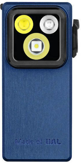 Olight Wiederaufladbar Taschenlampe LED UV IPX6 mit maximaler Helligkeit 530lm Marineblau
