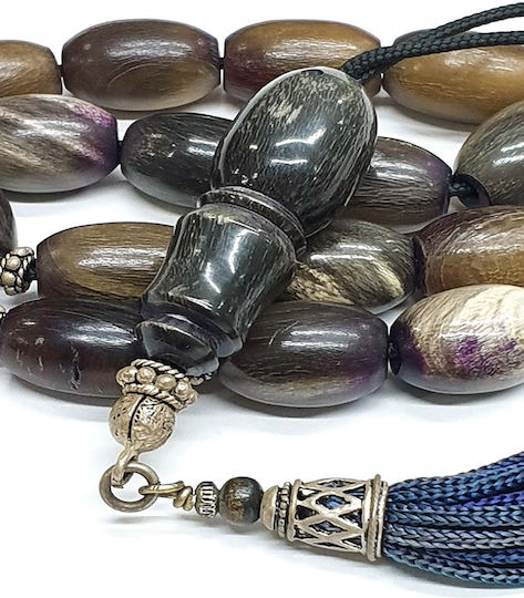 Roloi Komboloi Horn Worry Beads Multicolour 36cm