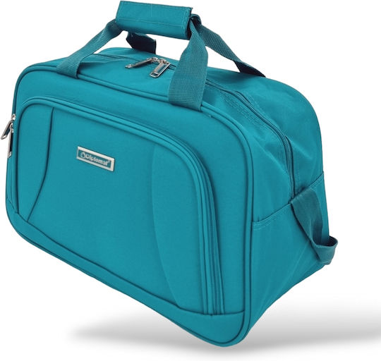 Diplomat Reisetasche Zurück 18Es Blau Stoff L40xB20xH25cm