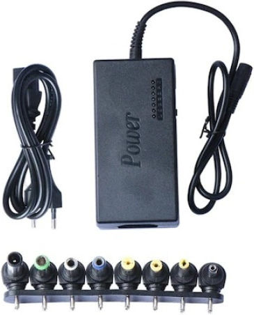 Foxmag24 Încărcător Laptop Universal 12-24 V 7 Conectori Tip 12v 15v 16v 18v 19v 20v 24v Culoare Neagră
