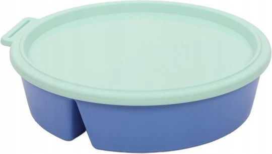 Koziol Plastic Green Lunch Box With Compartments 1.1lt