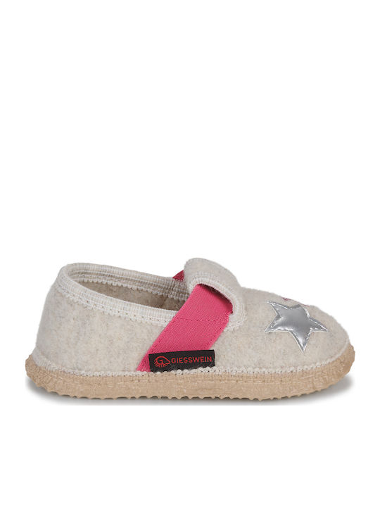 Kinderhausschuhe Beige