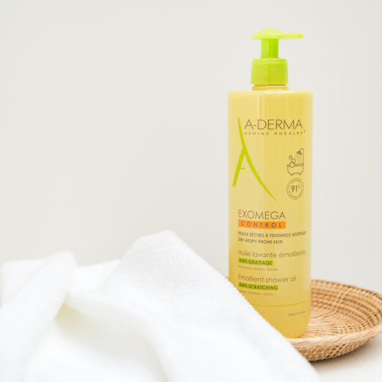 A-Derma Exomega Control Oil for Shower with Soothing Oatmeal 750ml