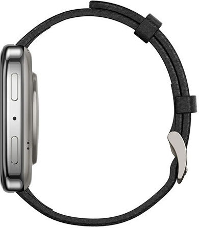 Amazfit Active 2 Square Stainless Steel 43mm Αδιάβροχο Smartwatch με Παλμογράφο (Μαύρο)