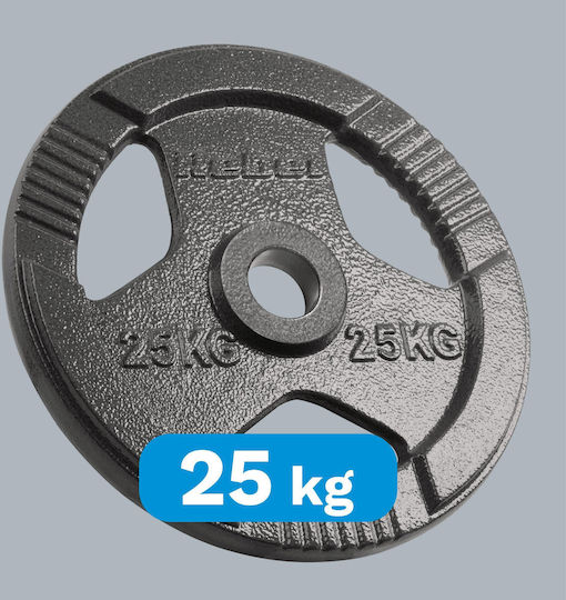 Rebel Set of Plates Olympic Type Metal 1 x 25kg Φ50mm with Handles