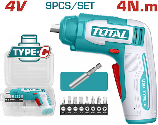 Total Schraubenzieher Batterie 4V