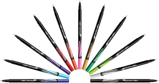 BIC Intensity Fine Μαρκαδόρος Σχεδίου Rainbow Blend 0.4mm