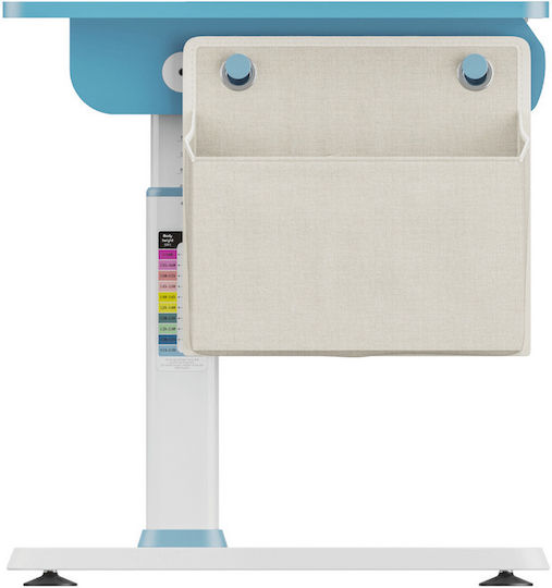 Genius Birou Pentru Copii Din Melamină Gri 120x60x54-76cm