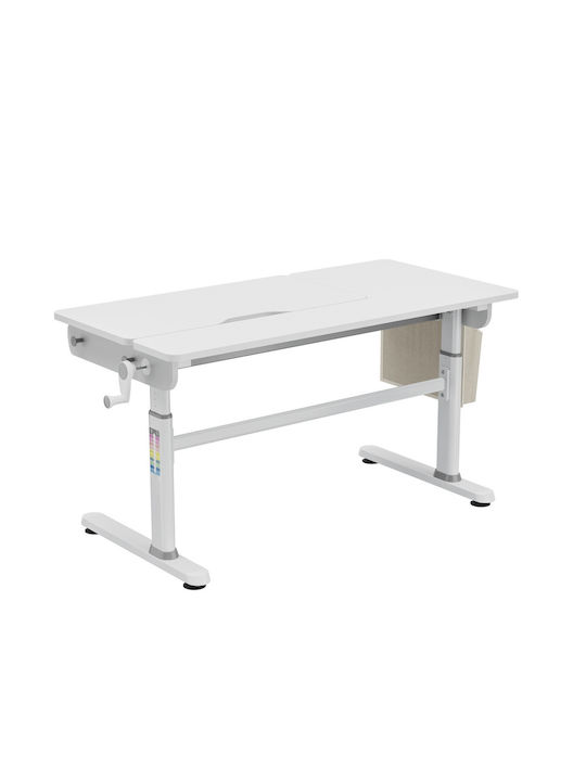 Genius Παιδικό Γραφείο από Μελαμίνη Γαλάζιο 120x60x54-76cm