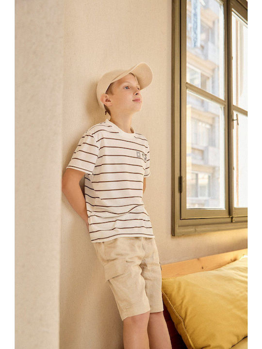 Kinder-Shorts/Bermudas Stoff Beige