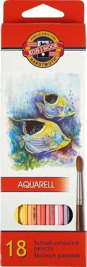 Mondeluz Watercolor Pencils 18 Colors Koh-i-noor