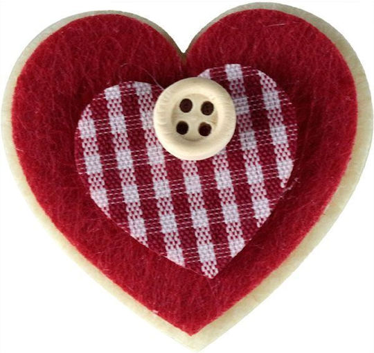 Titanum Decorative Element for DIY Crafts Red 6pcs