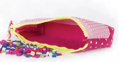 Federmäppchen Pixie Crew-Glühbirne Fuchsia-Pink 198017