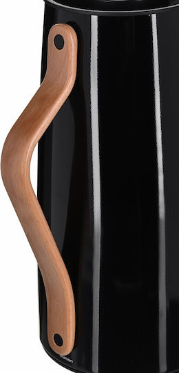 Stelton Emma Coffee Thermosflasche Krug Rostfreier Stahl 1,2 lt Schwarze