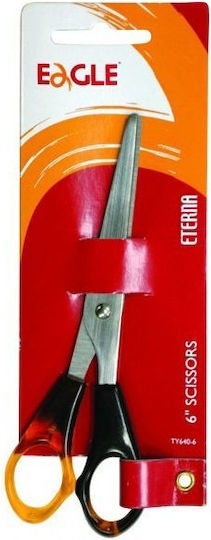 Grand Prix Children's Scissors 16cm with Plastic Blade Gray 1pcs