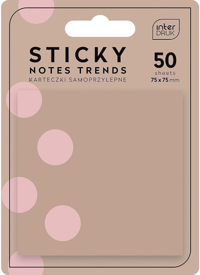 interDRUK Notizzettel 7.5x7.5cm (Μverschiedene Designs/Farben)