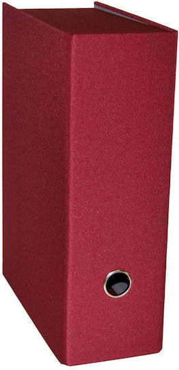 Next Hard File Box Fabrics Burgundy H33x24x11cm