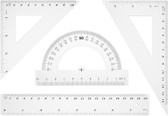 Tetis Χάρακας Διάφανος 20cm