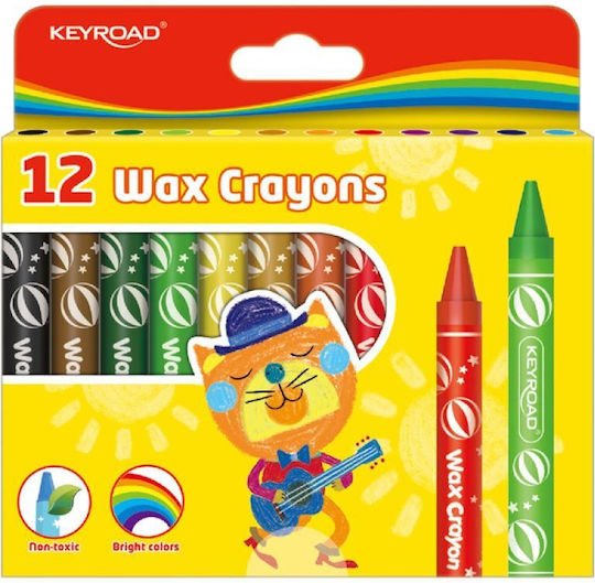 Keyroad Set de creioane colorate cu 12 culori KR971305