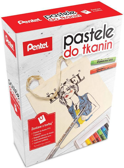 Pentel Set de creioane colorate cu 7 culori