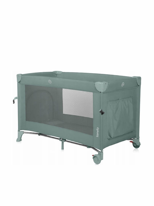 Lionelo Ellen Playpen 2 Levels with Mattress Green