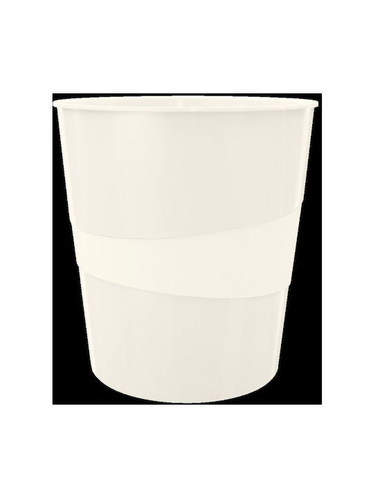Leitz Πλαστικό Καλάθι 15lt Λευκό 29x29x4cm